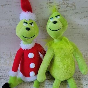 Bundle Of Two Grinch Plush Toys 12"